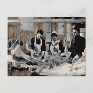 Cartão Postal Enfermeiro do Exército Primeira Guerra Mundial e F