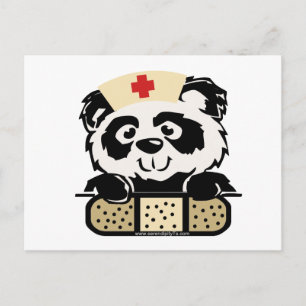 Cartão Postal Enfermeiro Panda