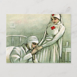 Cartão Postal Enfermeiro Vintage