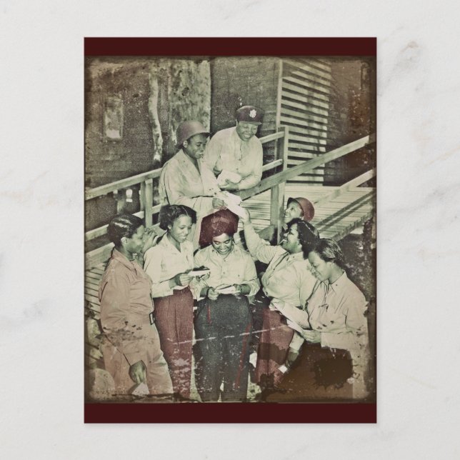 Cartão Postal Enfermeiros no Pacífico Sul recebendo e-mail (Frente)