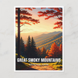 Cartão Postal Enfumaçado do excelente Montes Souvenir