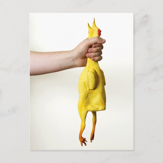 Cartão Postal Engasgando o frango (Frente)