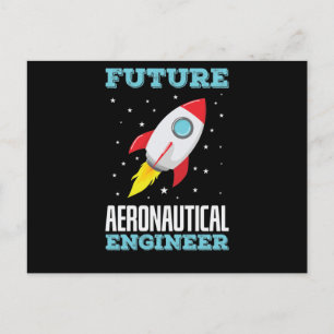 Cartão Postal Engenheiro Aeronáutico Futuro Ingenieur