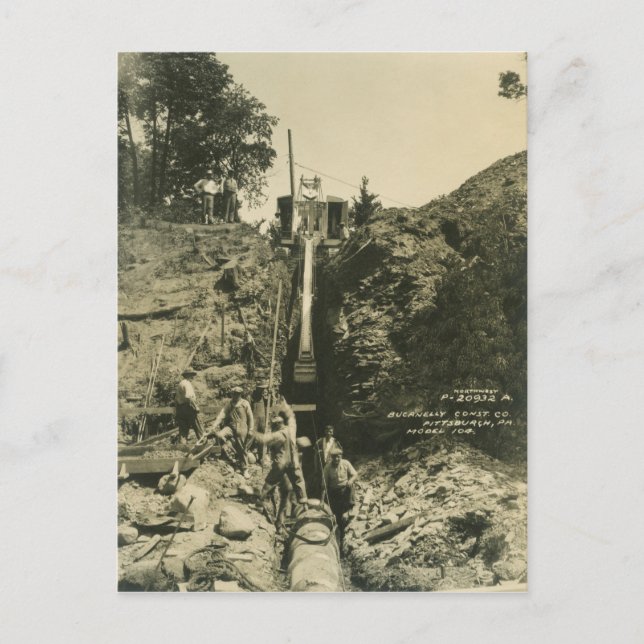 Cartão Postal Engenheiro Operacional de Guindaste e Escavadeira  (Frente)