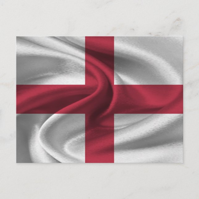 Cartão Postal England Flag (Frente)
