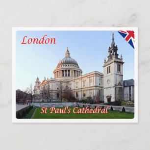 Cartão Postal England - London - St Paul's Cathedral -