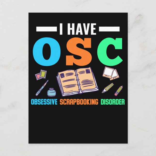 Cartão Postal Engraçada Desordem De Arranque Livro (Frente)