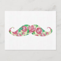 Engraçada Garota Rosa Verde-Rosa, Bigode-Chuva Bra