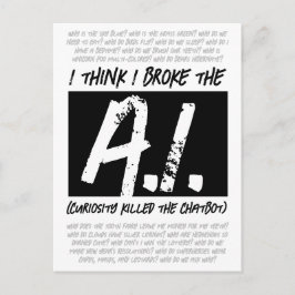 Cartão Postal Engraçado, acho que eu quebrei a IA...