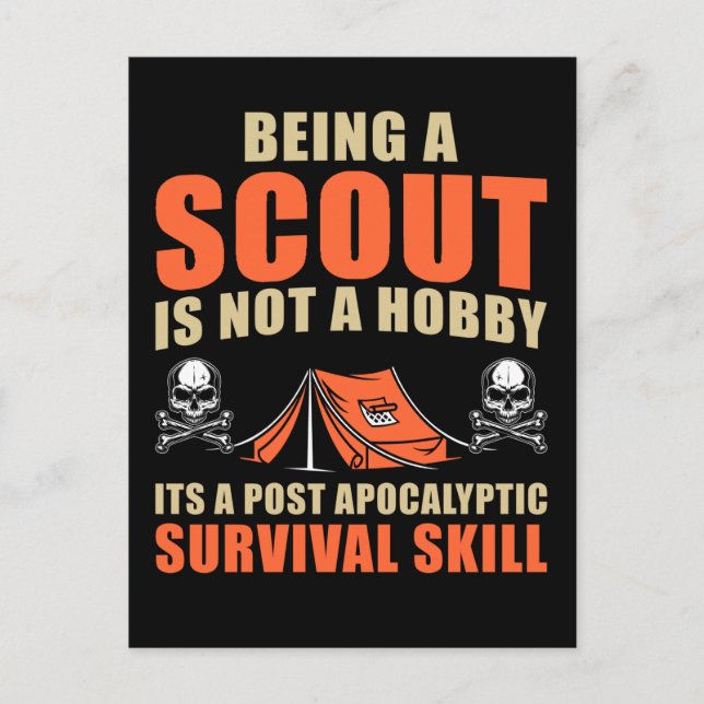 Cartão Postal Engraçado Aventura Enganado Tent Nature Lover Camp (Frente)