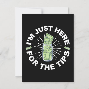 Cartão Postal Engraçado Barman