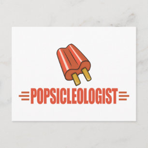 Cartão Postal Engraçado Cherry Popsicle Lover
