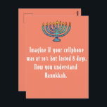 Cartão Postal Engraçado citação Sarcástica de Hanukkah Chanukah<br><div class="desc">Engraçado citação Sarcástica de Hanukkah Chanukah</div>