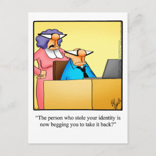 Cartão postal engraçado de "Manter Contato"