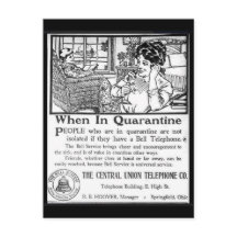 Engraçado de propaganda telefônica em quarentena d