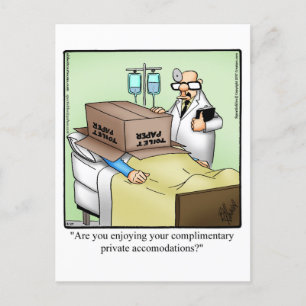 Cartão postal engraçado de recuperação