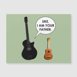 Cartão postal engraçado de ukulele