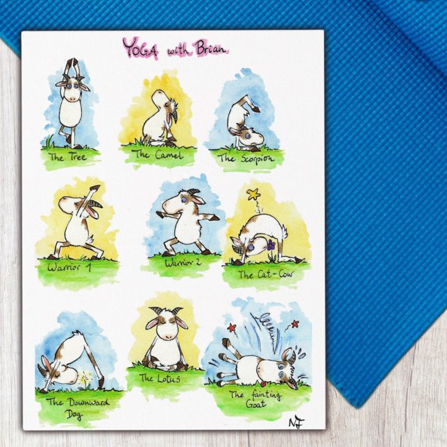 Cartão postal engraçado de Yoga  (Criador carregado)