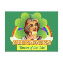 Engraçado Dia de São Patrício Cleópatra Pun Irland