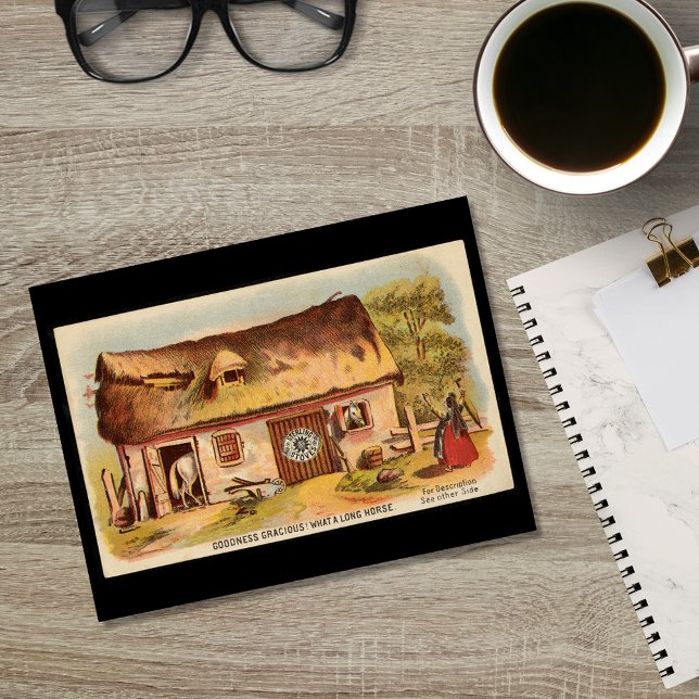 Cartão Postal Engraçado Ephemeral Stove Art Advertisement (Criador carregado)