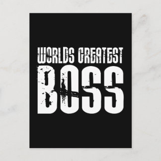 Cartão Postal Engraçado Escritório Humor Bosses : Maior Chefe do