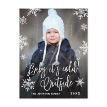 Engraçado FOTO Natal Bebê É Frio Lá Fora