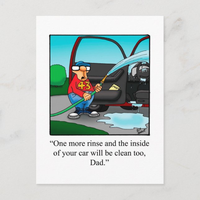 Cartão Postal Engraçado "Humor Familiar" Cartão-postal "Espectic (Frente)