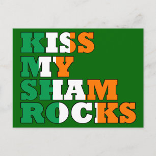 Cartão Postal Engraçado irlandês dizendo