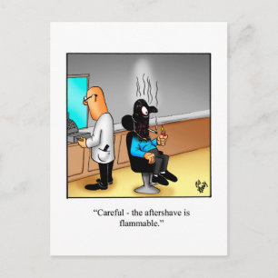 Cartão Postal Engraçado Mantendo-Se Em Contato Com O Cartão-Post