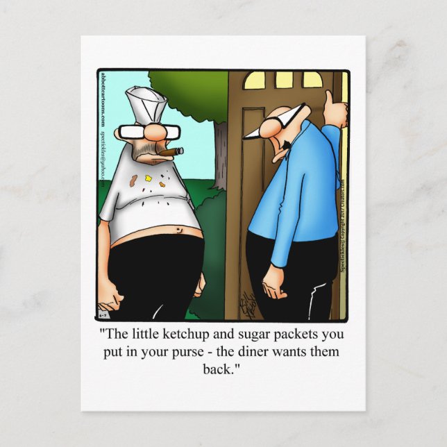 Cartão Postal Engraçado Mantendo-Se Em Contato Com O Cartão-Post (Frente)