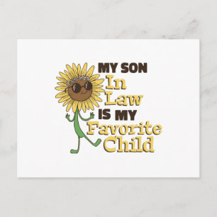 Cartão Postal Engraçado Meu Genro É Meu Filho Favorito Família M