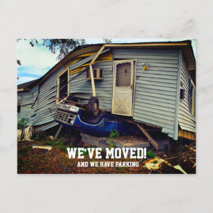 Cartão Postal Engraçado mudança de endereço postal