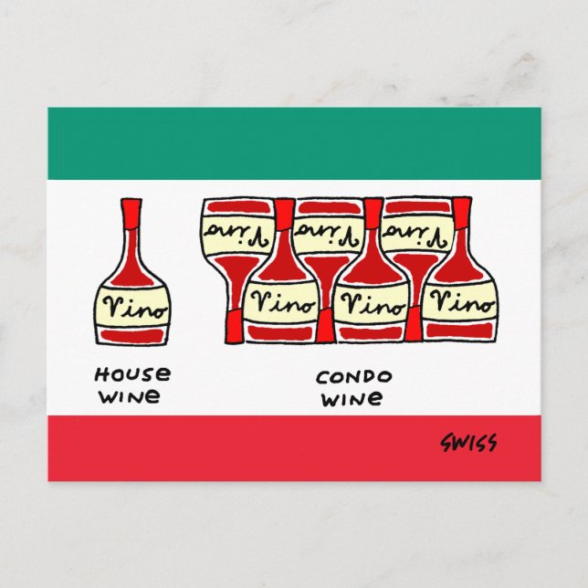 Cartão Postal Engraçado Mudar Para Um Endereço De Cartoon Condo (Frente)