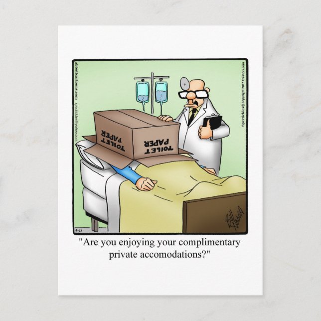 Cartão Postal Engraçado Obter Um Cartão-Postal Bem Humorado (Frente)