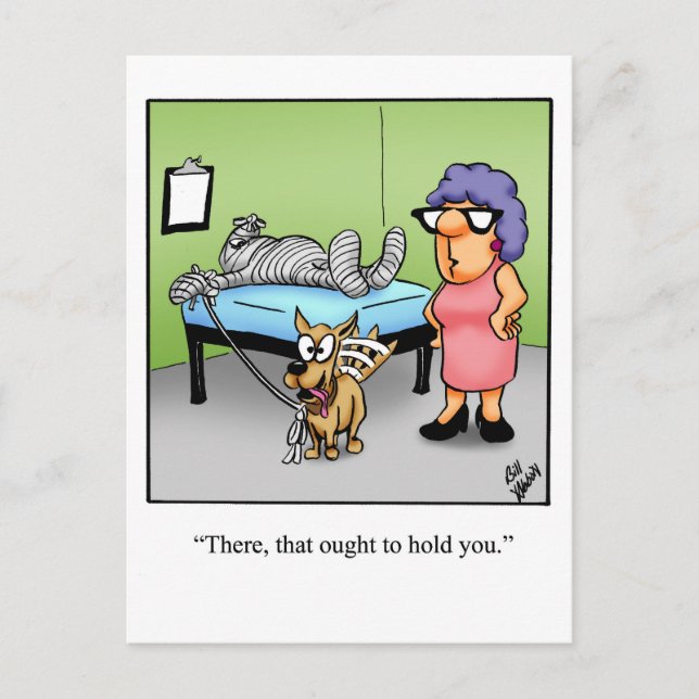 Cartão Postal Engraçado Obter Um Cartão-Postal Bem Humorado (Frente)