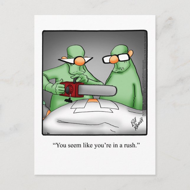 Cartão Postal Engraçado Obter Um Cartão-Postal Bem Humorado (Frente)