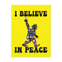 Engraçado Pé Grande Eu Acredito Em Paz