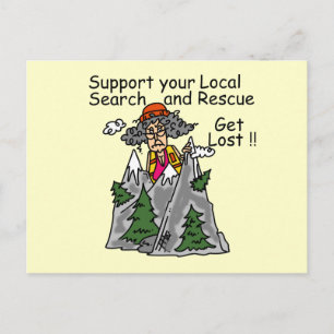 Cartão Postal Engraçado Perder
