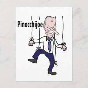 Cartão Postal Engraçado político Anti Joe Biden Pun