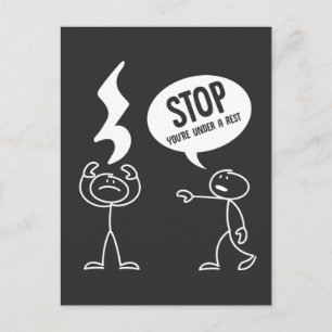 Cartão Postal Engraçado Professor de Música Citação Rest Not