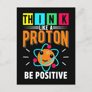 Cartão Postal Engraçado Proton Humor Physicist Science