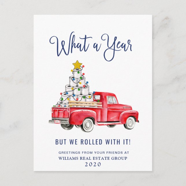 Cartão Postal Engraçado Que Corporação de Natal (Frente)