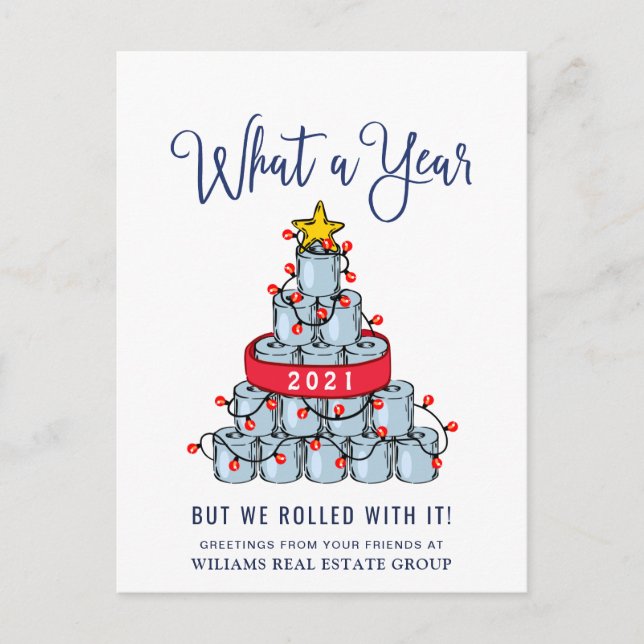 Cartão Postal Engraçado Que Corporação de Natal (Frente)