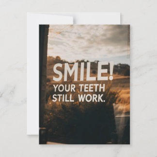 Cartão Postal Engraçado Sarcasmo Aniversário Mais velho Idade Ma