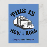 Engraçado Semi Truck Driver é assim que eu faço a