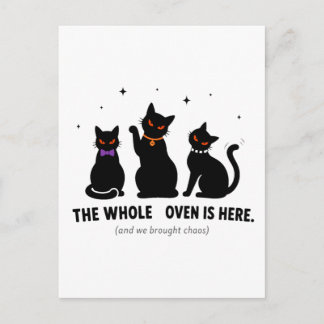 Cartão Postal Engraçado Todo O Covén Está Aqui Salão Dos Gatos P