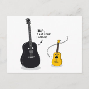 Cartão Postal Engraçado Uke, sou seu pai! Almofada