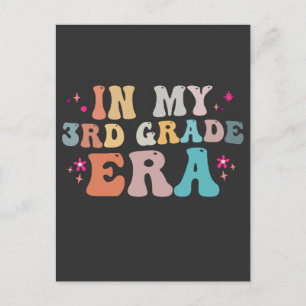 Cartão Postal Engraçado voltar à escola na minha professora do 3