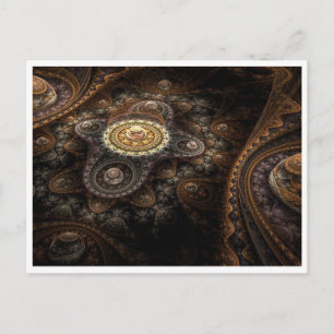 Cartão postal - Engrenagens e Peças Steampunk