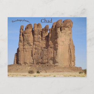 Cartão Postal Ennedi Mountain Chad
